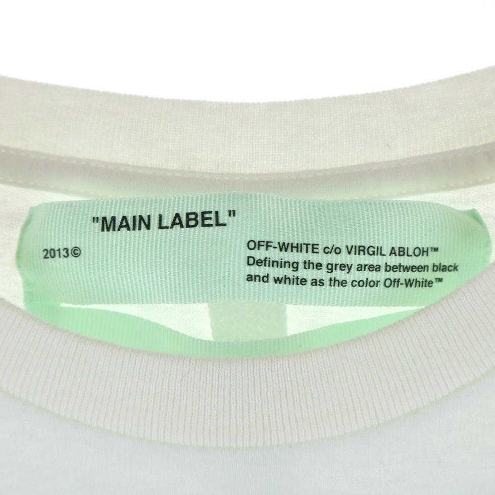 OFF-WHITE(オフホワイト) 1/5Dondi Print 半袖 Tシャツ ホワイト コットン OMAA036S19185009