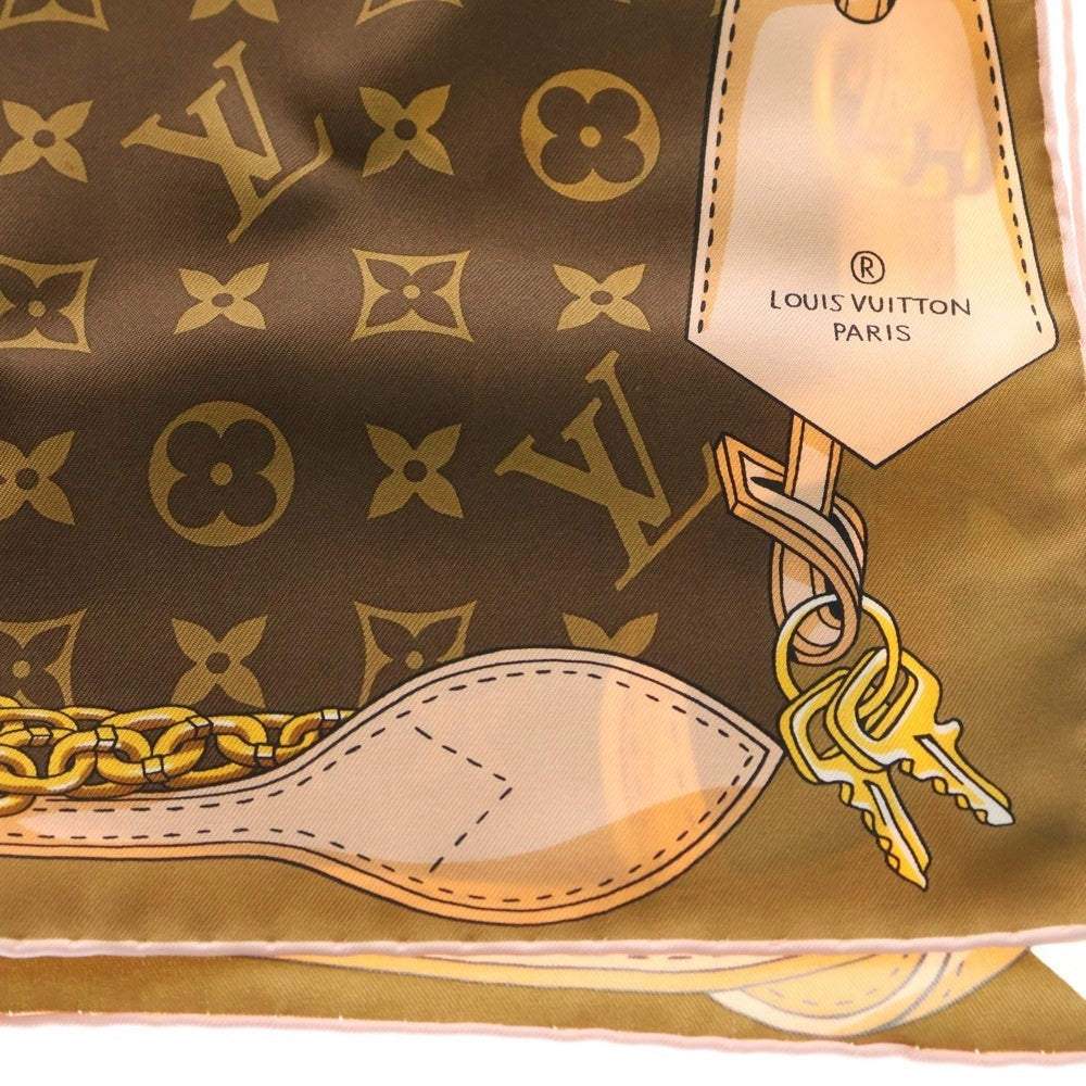 LOUIS VUITTON(ルイヴィトン) カレ90 カレ・パーフェクトクト マッチ スカーフ ブラック×レッド M76731 レディース