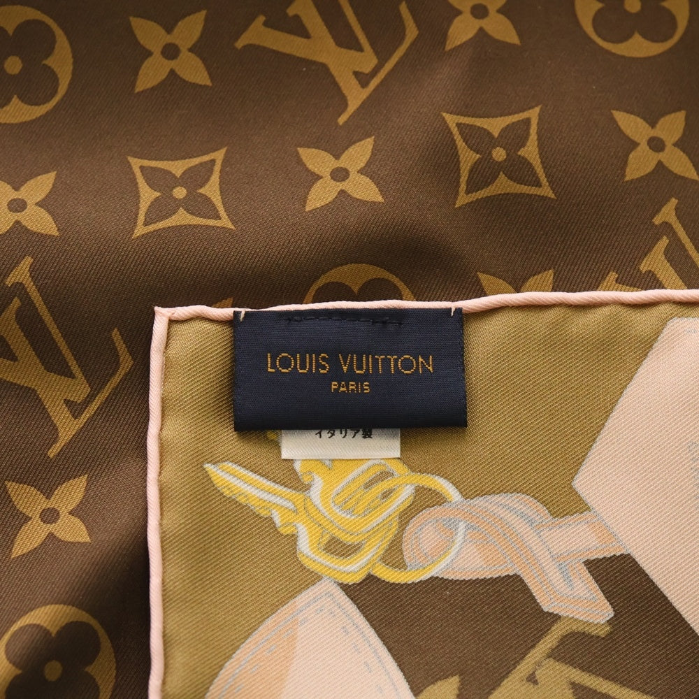 LOUIS VUITTON(ルイヴィトン) カレ90 カレ・パーフェクトクト マッチ スカーフ ブラック×レッド M76731 レディース