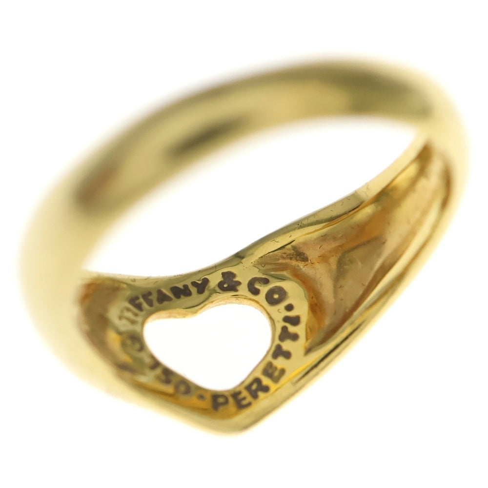 TIFFANY & Co.(ティファニー) オープンハート リング Au750 K18 YG