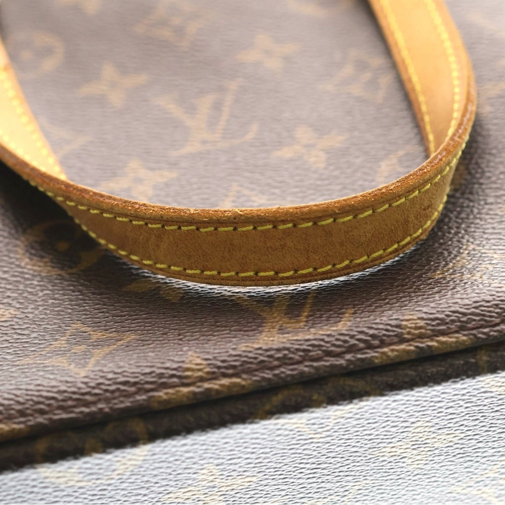 LOUIS VUITTON(ルイヴィトン) モノグラム ヴァヴァンPM トートバッグ ハンドバッグ ミニバッグ ブラウン レザー×PVC M51172 ゴールド金具 レディース