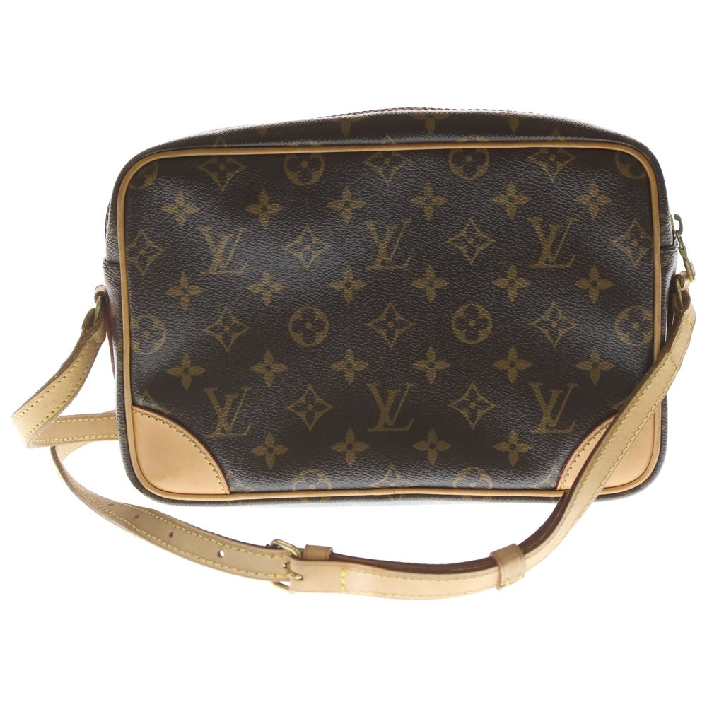 LOUIS VUITTON(ルイヴィトン) モノグラム トロカデロ ショルダーバッグ ブラウン レザー×PVC M51274 ゴールド金具 レディース
