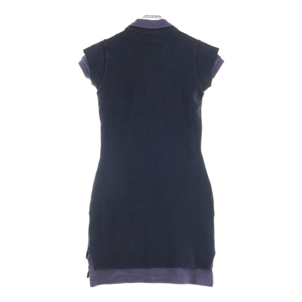ALEXANDER WANG(アレキサンダーワン) レイヤードミニドレス ネイビー/パープル レディース