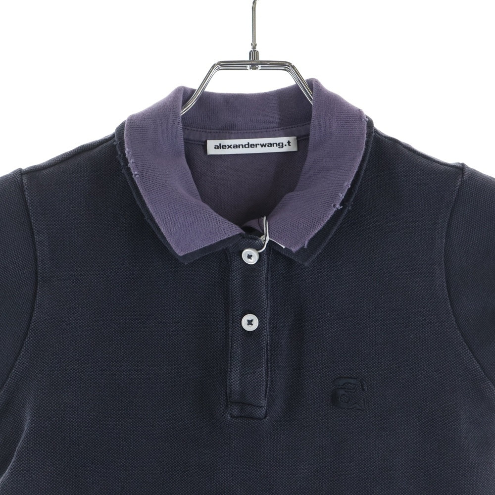 ALEXANDER WANG(アレキサンダーワン) レイヤードミニドレス ネイビー/パープル レディース