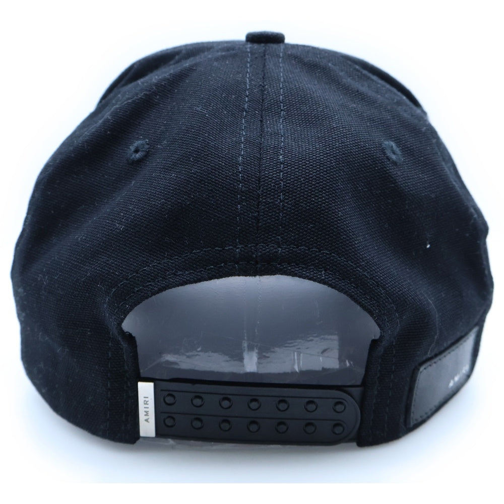 AMIRI(アミリ) MA QUAD ラインストーン装飾ベースボールキャップ ブラック レディース