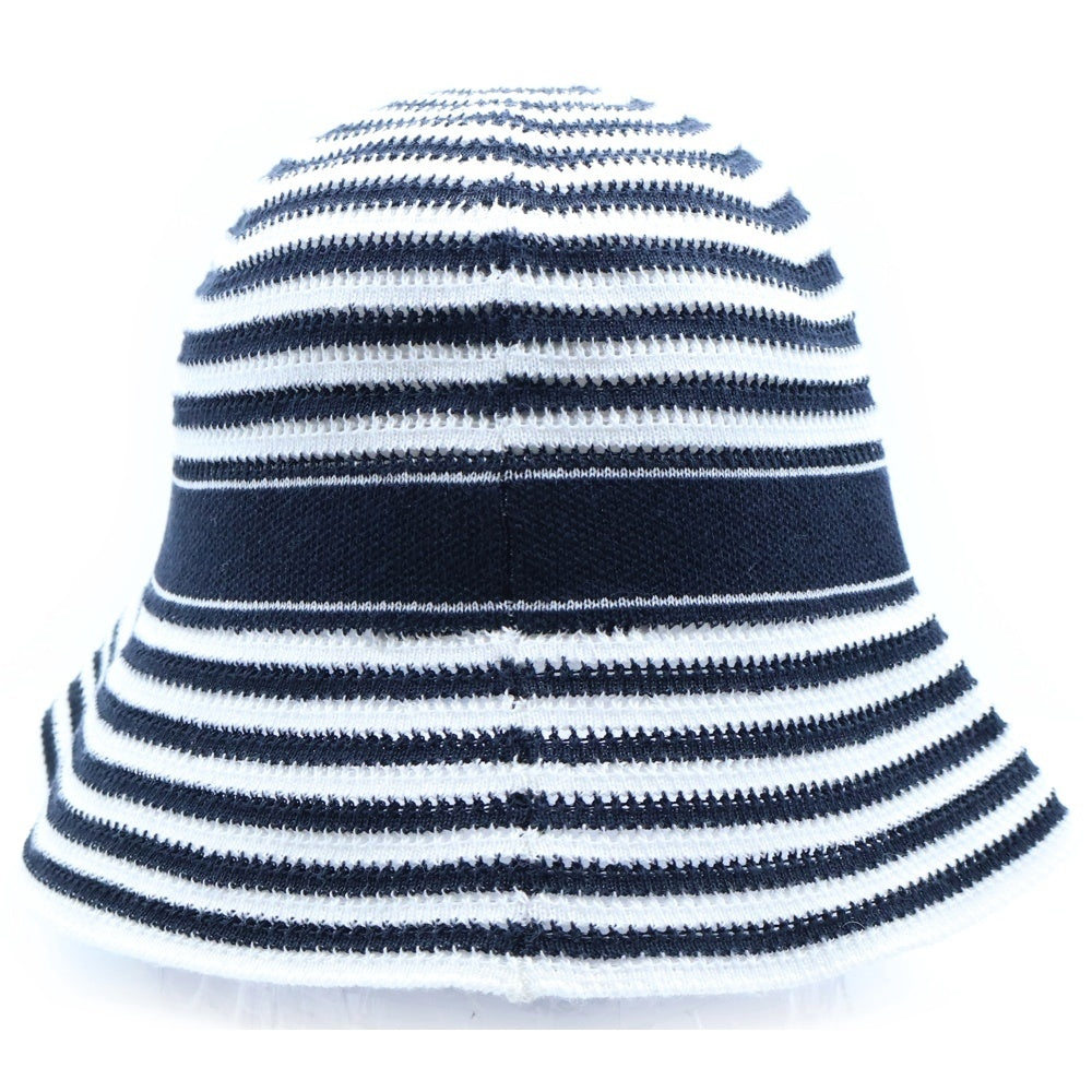 Christian Dior(クリスチャンディオール) 24SS フロントロゴ ボーダー クロシュハット 44DTK985A134 レディース