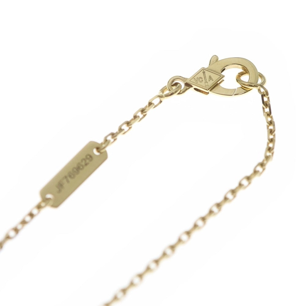 Van Cleef & Arpels(ヴァンクリーフアンドアーペル) ヴィンテージアルハンブラ オニキス ネックレス イエローゴールド Au750YG VCARA45800 ジュエリー レディース