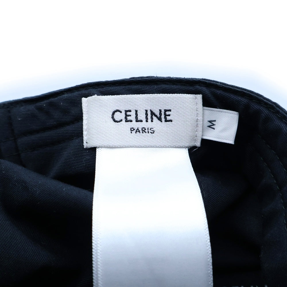 CELINE(セリーヌ) トリオンフロゴベースボールキャップ ブラック 2AUT6969P