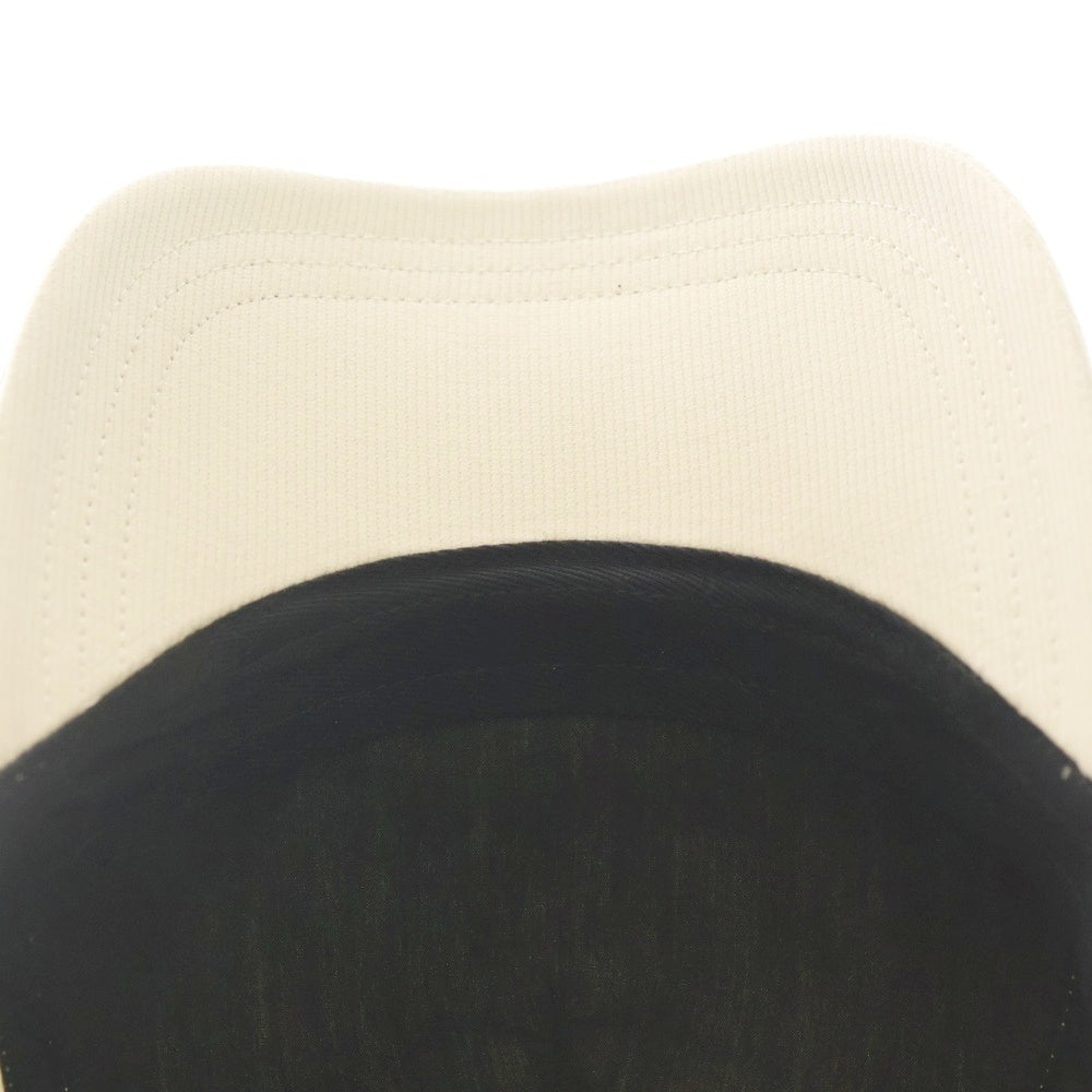 SAINT LAURENT PARIS(サンローランパリ) ロゴエンブロイダリー 刺繍ベースボールキャップ ホワイト アイボリー 816864 レディース