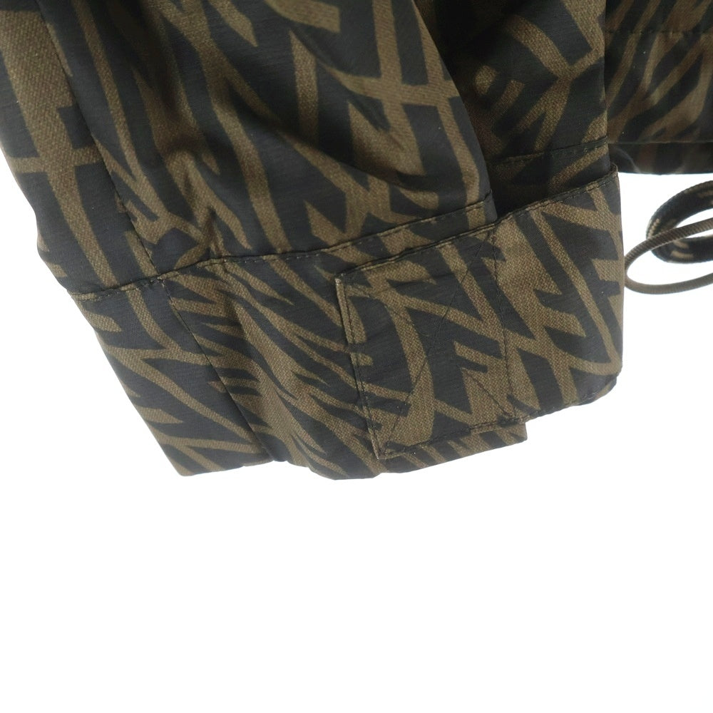 FENDI(フェンディ) フロントムートン切替バーシティジャケット ベージュ/ブラック レディース FM532