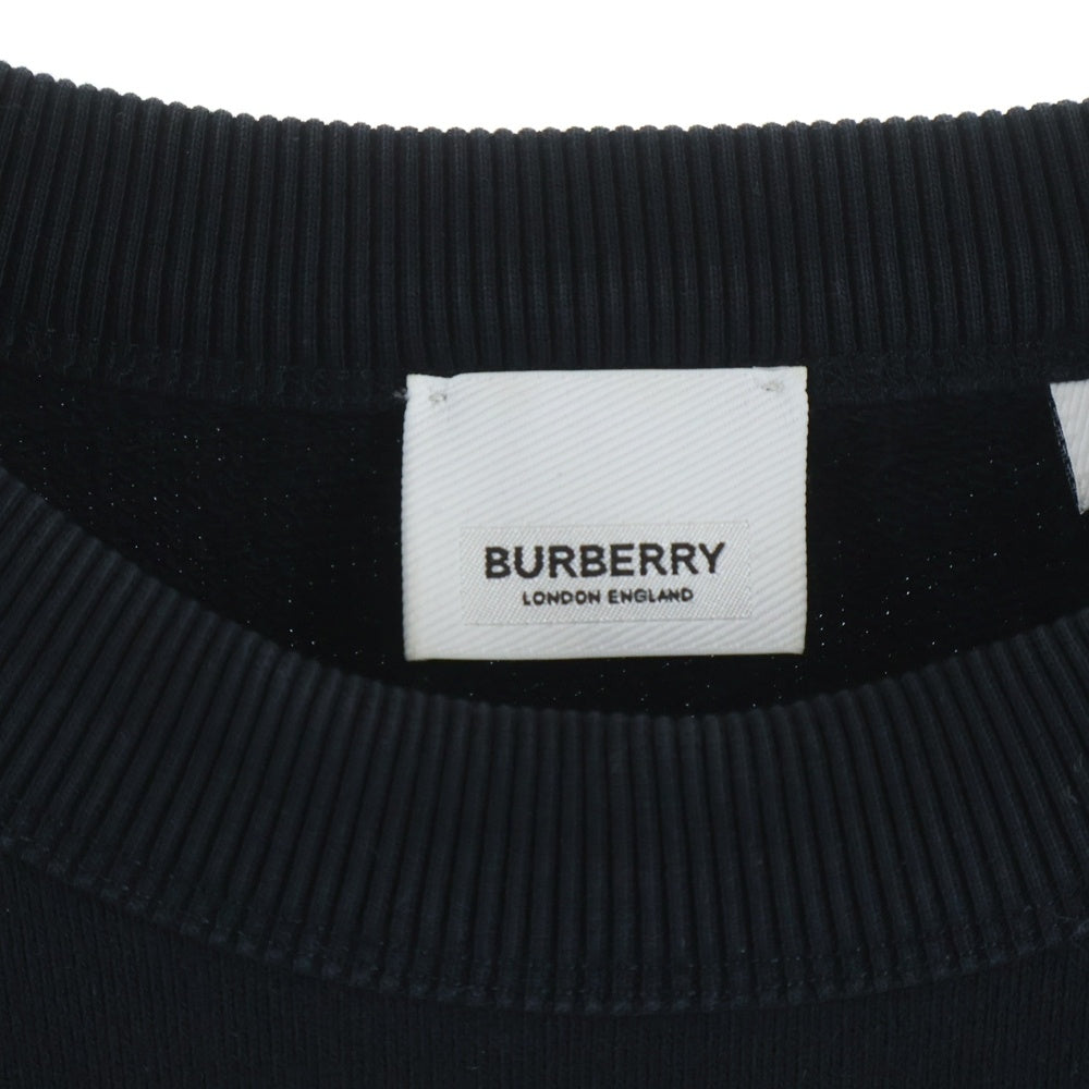 BURBERRY(バーバリー) MARTLEY ロゴプリント スウェット トレーナー ブラック 8017228