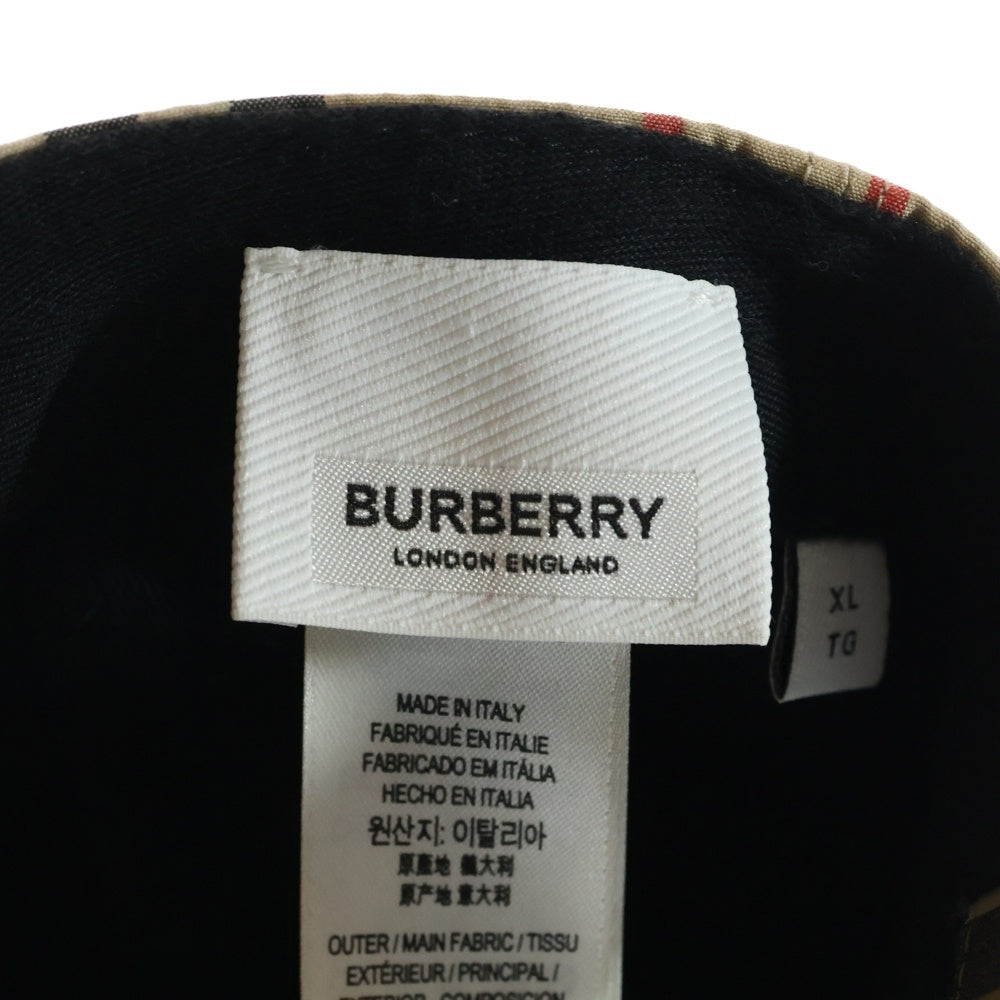 BURBERRY(バーバリー) TBロゴ ノヴァチェック キャップ 帽子 ベージュ 8027502