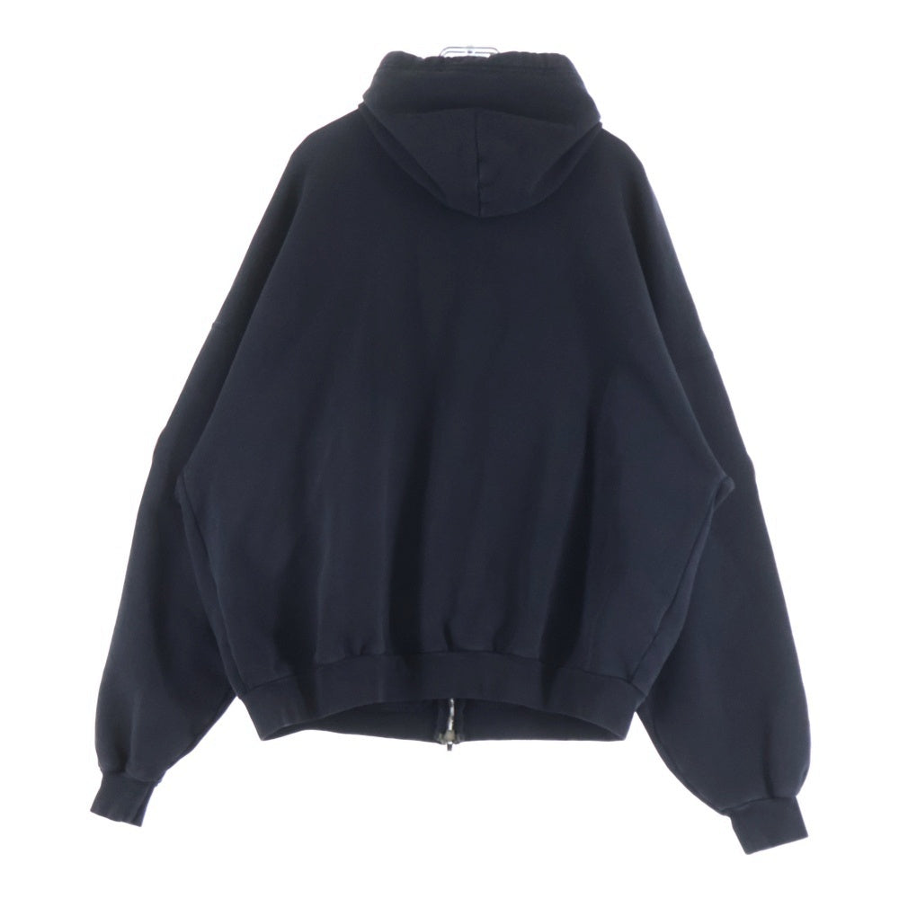 BALENCIAGA(バレンシアガ) エンブレムロゴ ビッグシルエット パーカー ブラック 826162