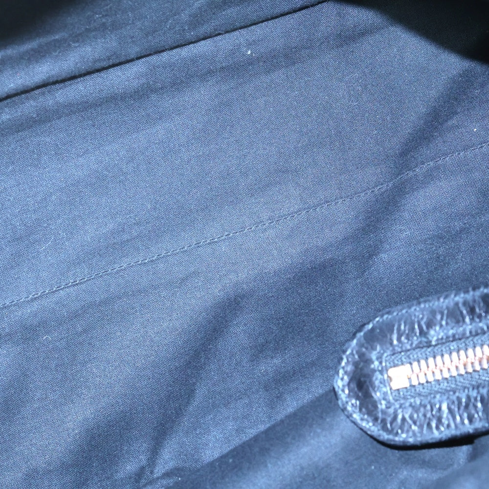 BALENCIAGA(バレンシアガ) ザ・ジャイアント パートタイム 2WAYハンドバッグ ショルダーバッグ ブラック レザー 173082 ピンクゴールド金具