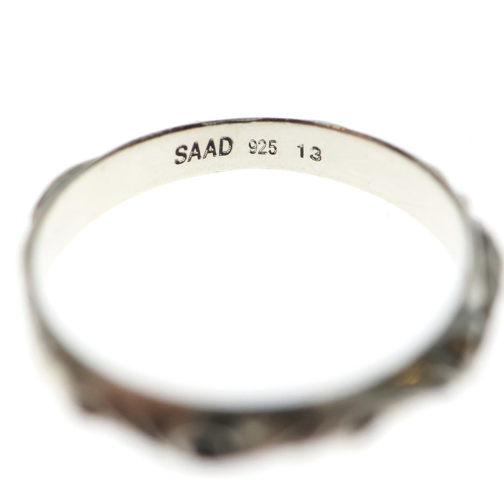 SAAD(サード) スクロールデザインシルバーリング レディース
