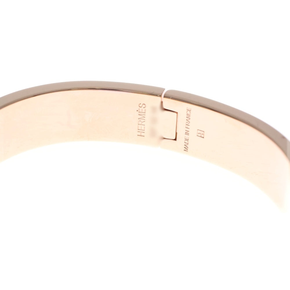 HERMES(エルメス) クリッククラック Hバングル ブレスレット ピンクゴールド×ピンク レディース