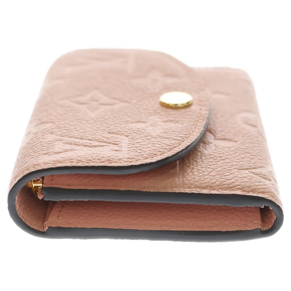 LOUIS VUITTON(ルイヴィトン) モノグラムアンプラント ポルトモネロザリ ローズプードル ミニウォレット 財布 ピンク M81520 レディース