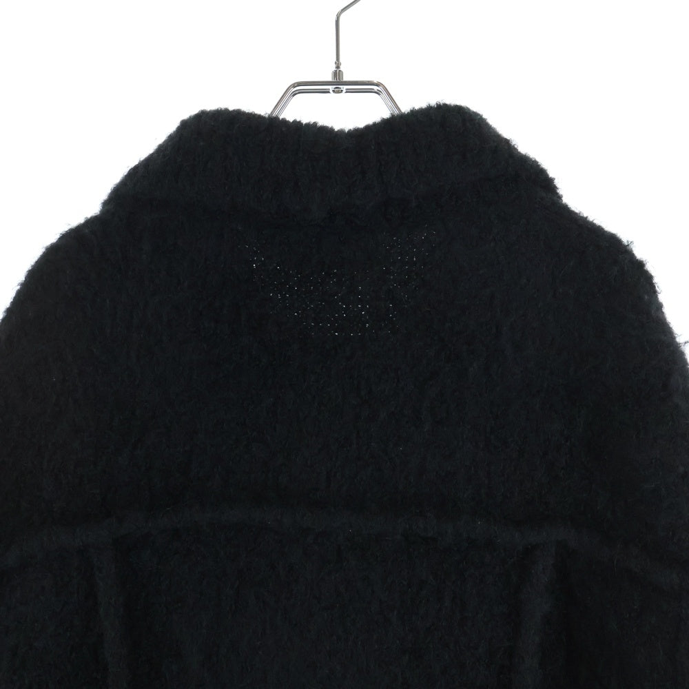 DSQUARED2(ディースクエアード) 24AW アルパカ ニットトラッカージャケット ブラック S74HA1444