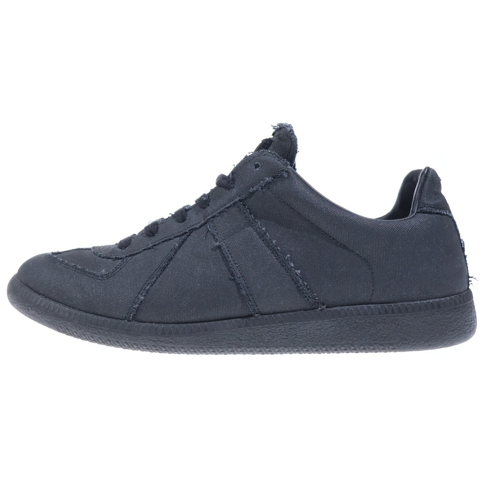 Maison Margiela(メゾンマルジェラ) ジャーマントレーナー ローカットスニーカー ブラック S97WS0056
