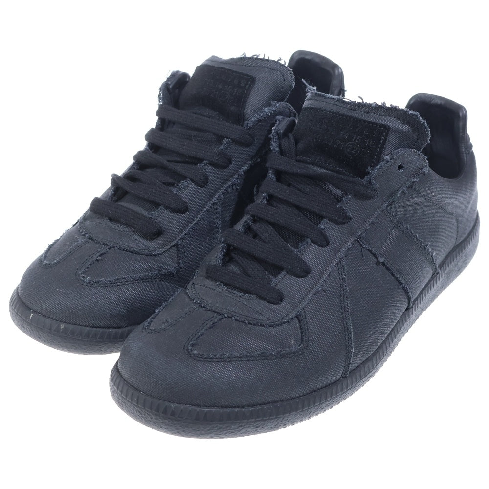 Maison Margiela(メゾンマルジェラ) ジャーマントレーナー ローカットスニーカー ブラック S97WS0056