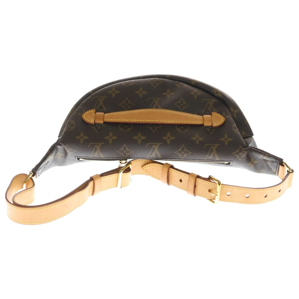 LOUIS VUITTON(ルイヴィトン) モノグラム バムバッグ ハンドバッグ ウエストバッグ ワンショルダーバッグ ボディバッグ ブラウン レザー×PVC M43644 ゴールド金具
