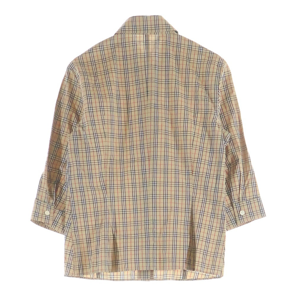 BURBERRY(バーバリー) ノバチェック 長袖シャツ FE526-100 ベージュ