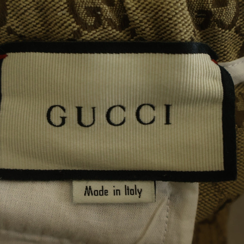 GUCCI(グッチ) GG総柄 コットンパンツ ベージュ 569769 レディース