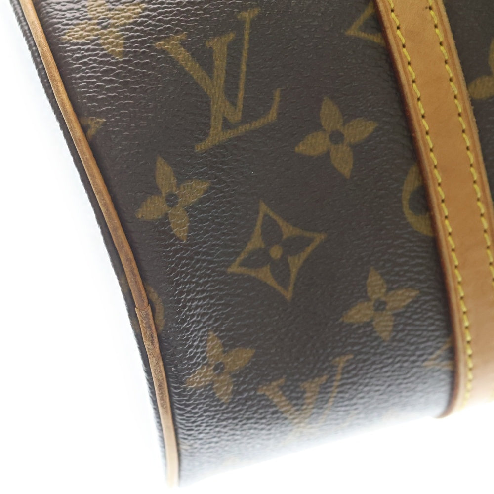 LOUIS VUITTON(ルイヴィトン) モノグラム パピヨン30 ボストンバッグ ハンドバッグ ブラウン レザー×PVC M51385 ゴールド金具 レディース