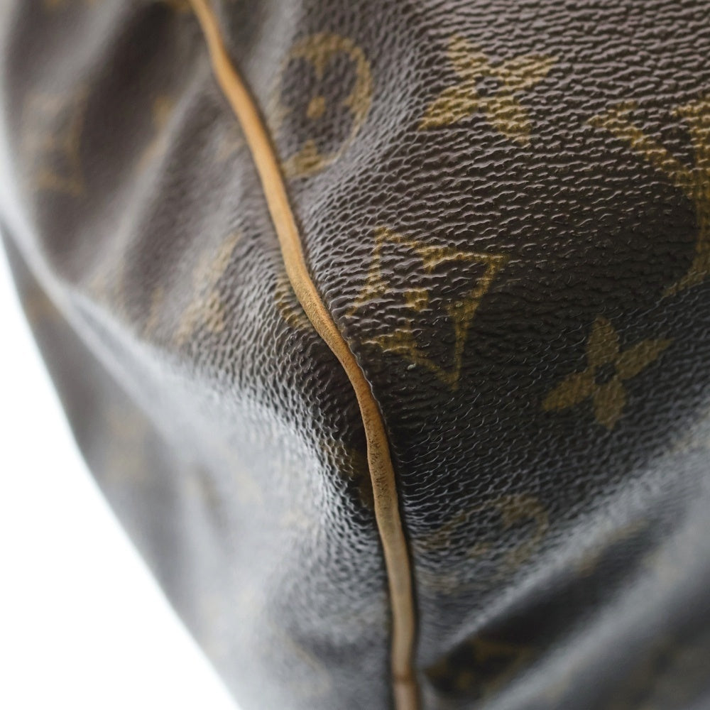 LOUIS VUITTON(ルイヴィトン) モノグラム スピーディ25 ボストンバッグ ハンドバッグ ブラウン レザー×PVC M41109 ゴールド金具 レディース