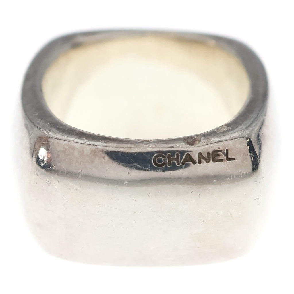 CHANEL(シャネル) スクエアリング 指輪 シルバー #52 SV925