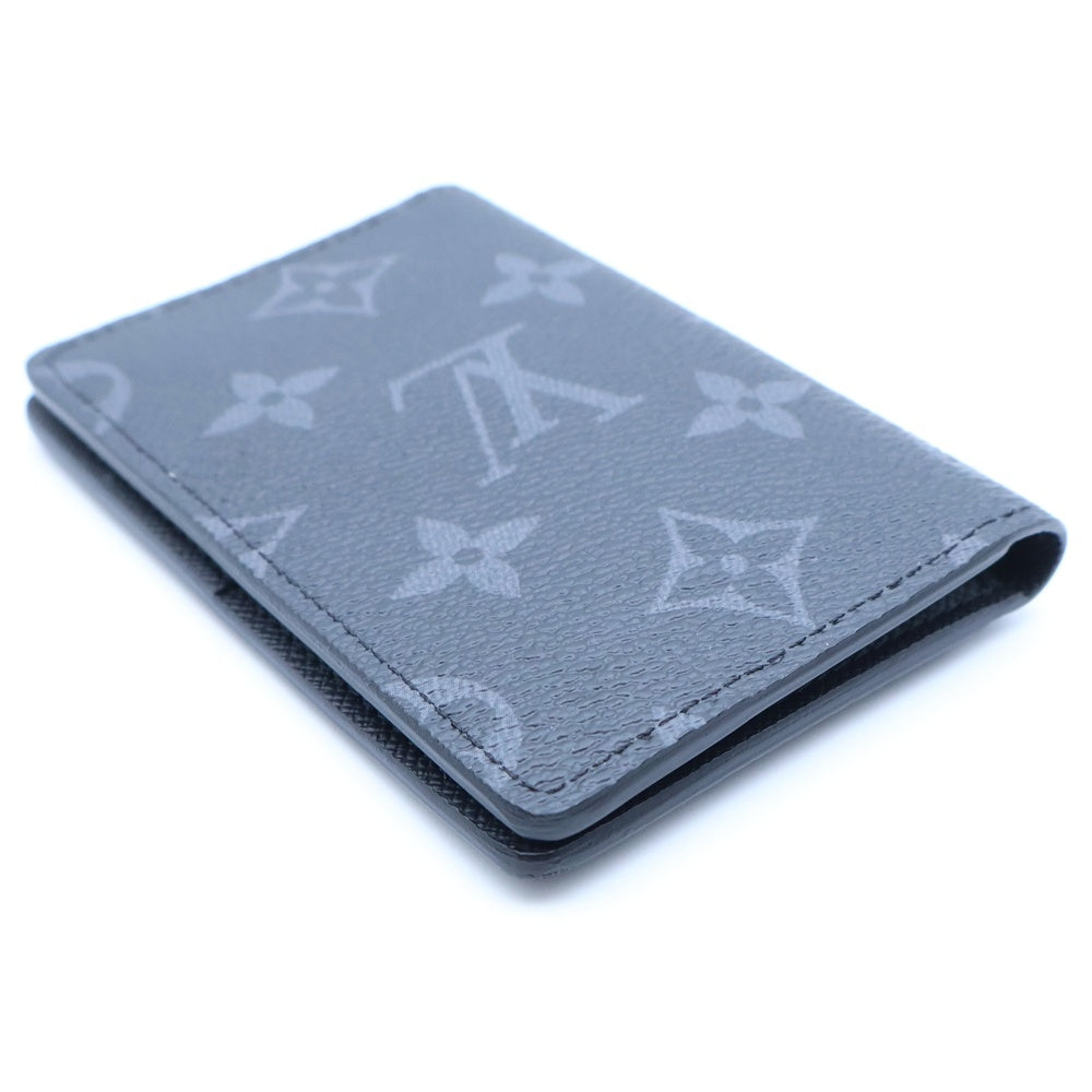 LOUIS VUITTON(ルイヴィトン) モノグラムエクリプス オーガナイザー ドゥ ポッシュ ミニ財布 カードケース 名刺入れ 小物入れ ブラック PVC M61696 レディース
