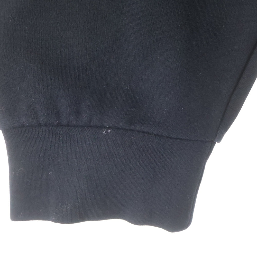 PRADA(プラダ) 22AW RE-NYLON トライアングルロゴ スウェットクルーネックカットソー ブラック UJL30A S222 110Q