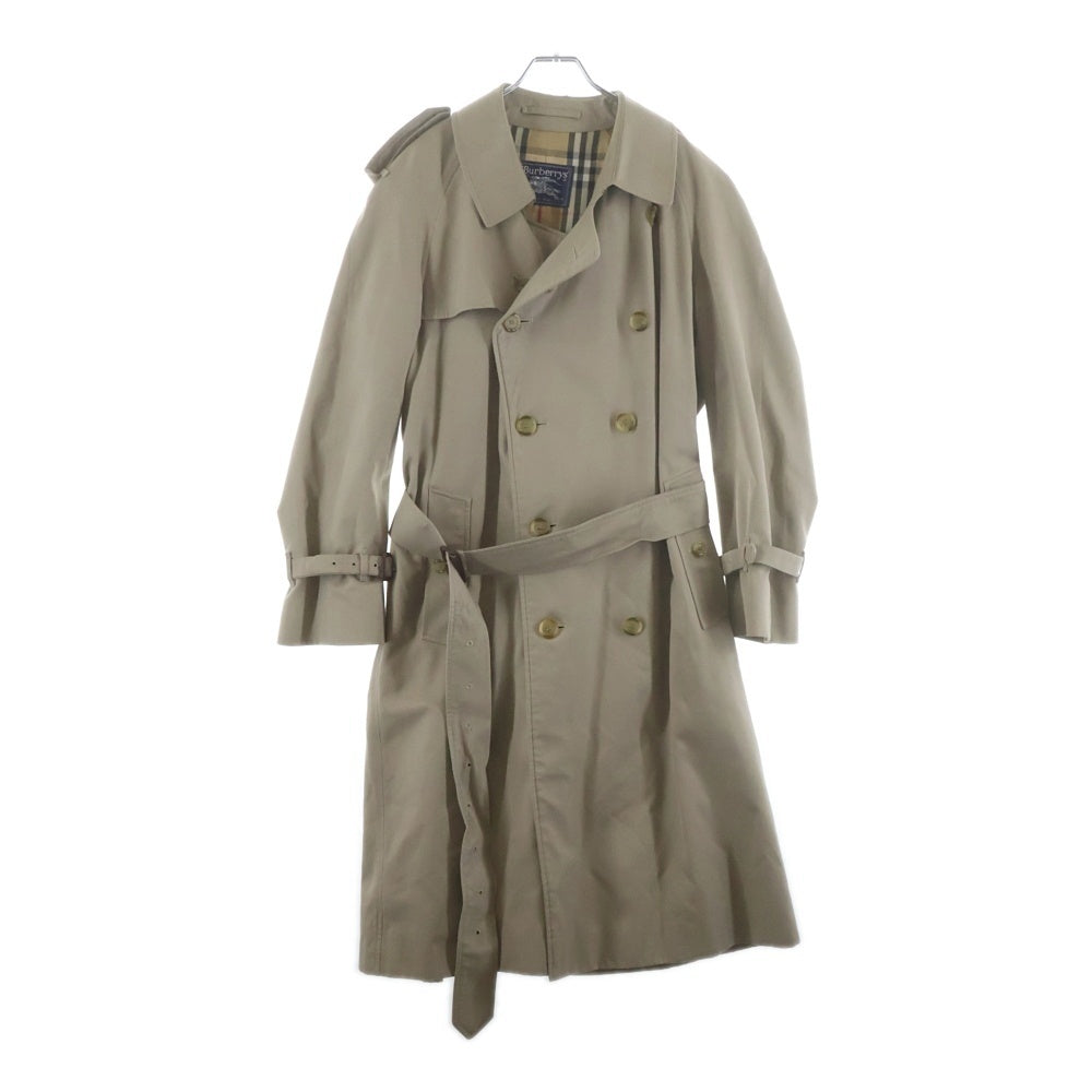 BURBERRY(バーバリー) 裏地ノバチェック柄 ダブルブレストトレンチコート ベージュ