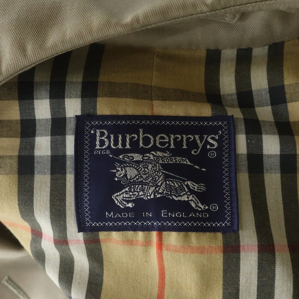 BURBERRY(バーバリー) 裏地ノバチェック柄 ダブルブレストトレンチコート ベージュ