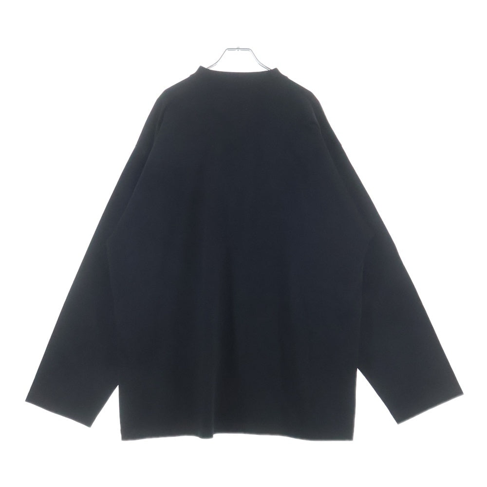 BALENCIAGA(バレンシアガ) 23SS TOKYO Logo L/S Tee フロントプリント オーバーサイズ 長袖Tシャツ ブラック 720250