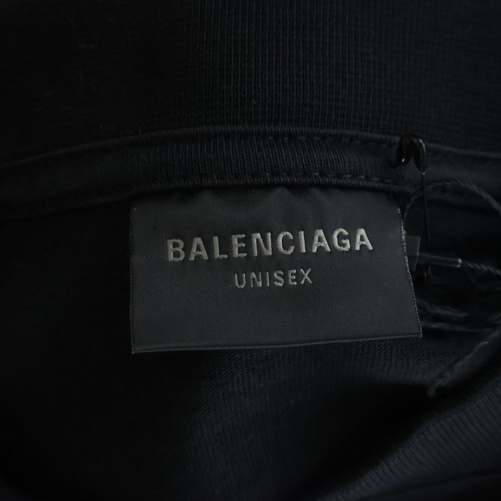 BALENCIAGA(バレンシアガ) 23SS TOKYO Logo L/S Tee フロントプリント オーバーサイズ 長袖Tシャツ ブラック 720250