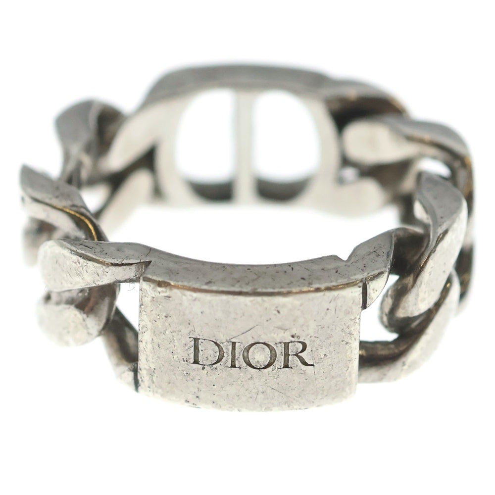 DIOR(ディオール) CDアイコン チェーンリンク 指輪 リング シルバー