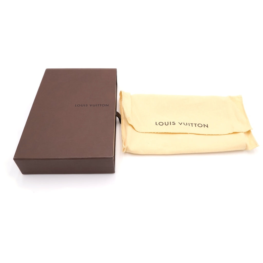LOUIS VUITTON(ルイヴィトン) モノグラム ポルトフォイユ パラス ブラウン×レッド 長財布 M58414