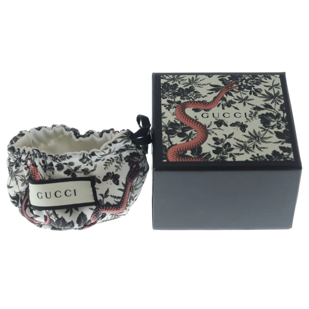 GUCCI(グッチ) インターロッキングG バタフライ ラインストーン ヘアクリップ ヘアピン シルバー レディース