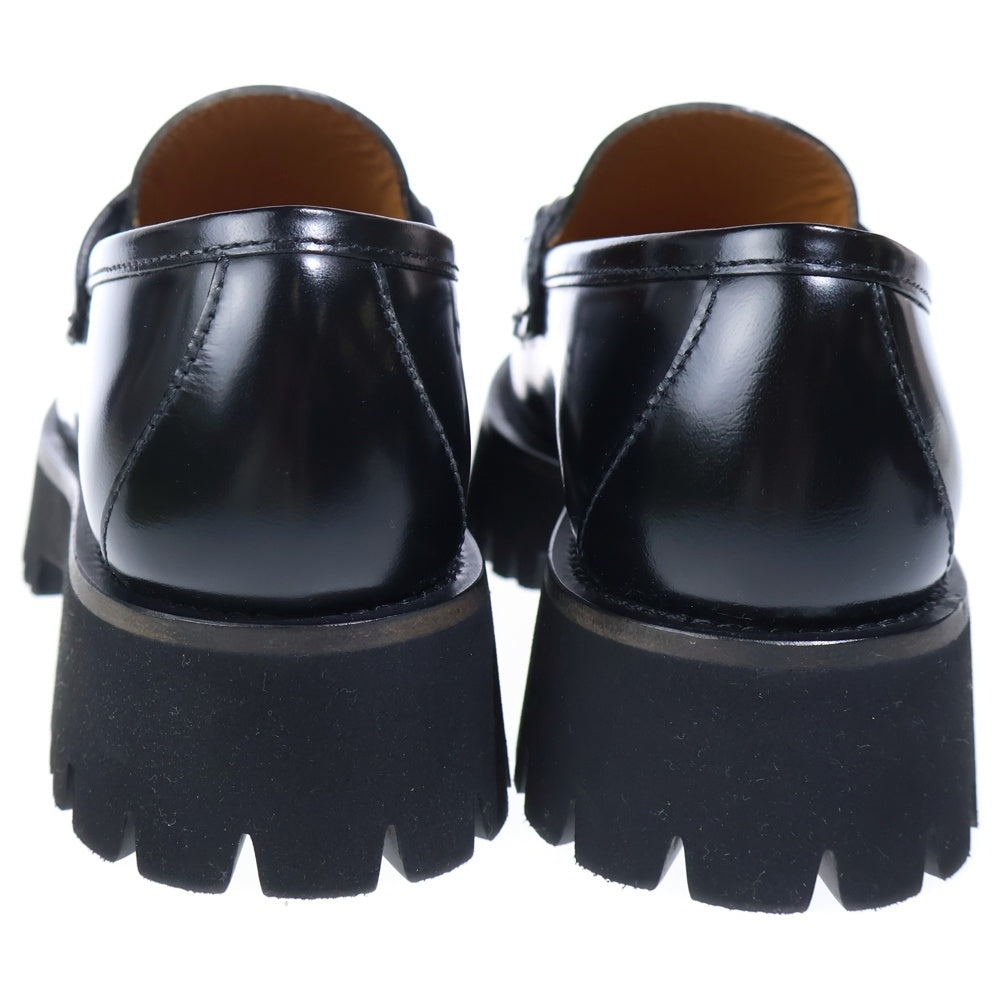 GUCCI(グッチ) ホースビット レザー ローカットシューズ ローファー ブラック レディース