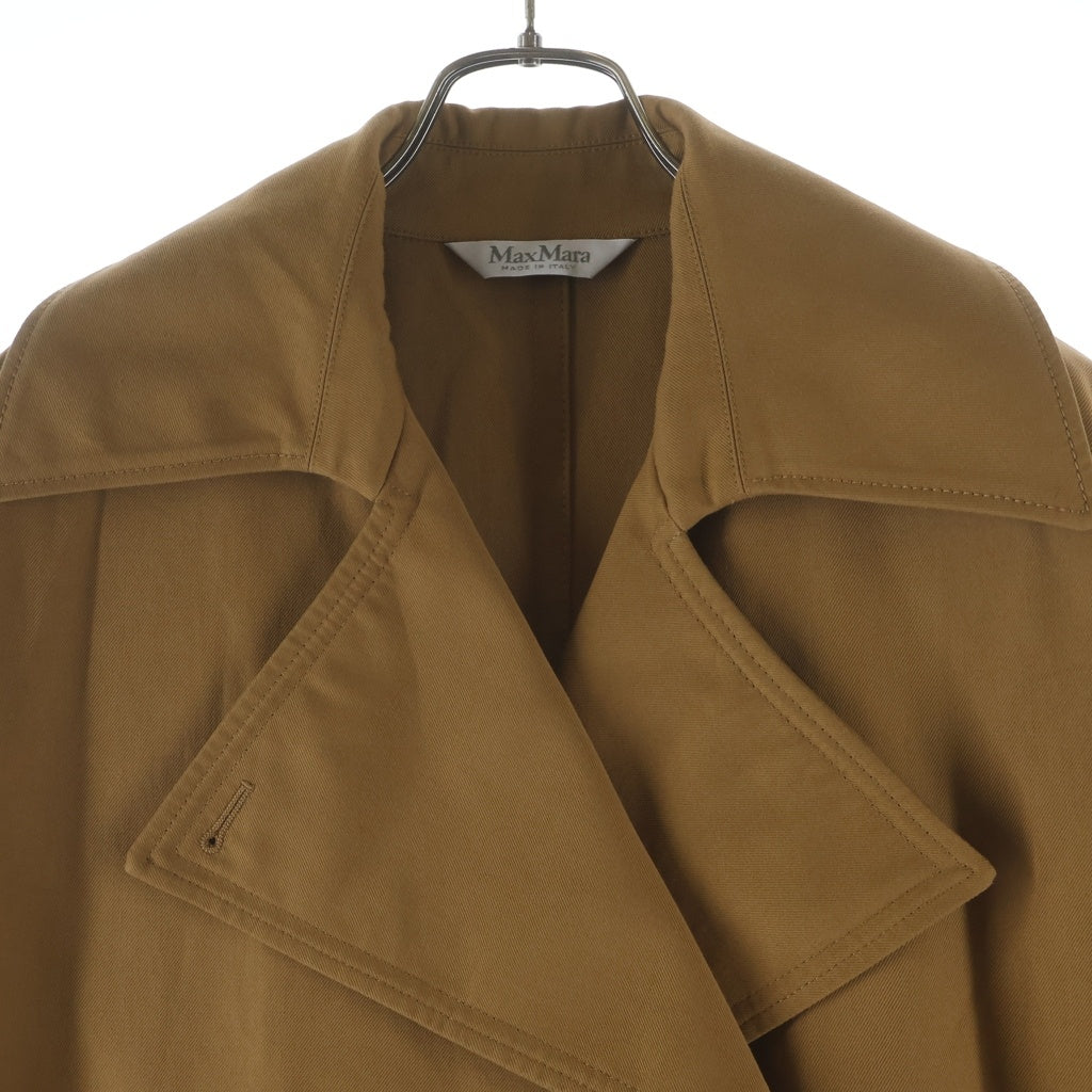 Max Mara(マックスマーラ) トレンチ ダブルブレスト ケープ ポンチョ ブラウン レディース 473608276