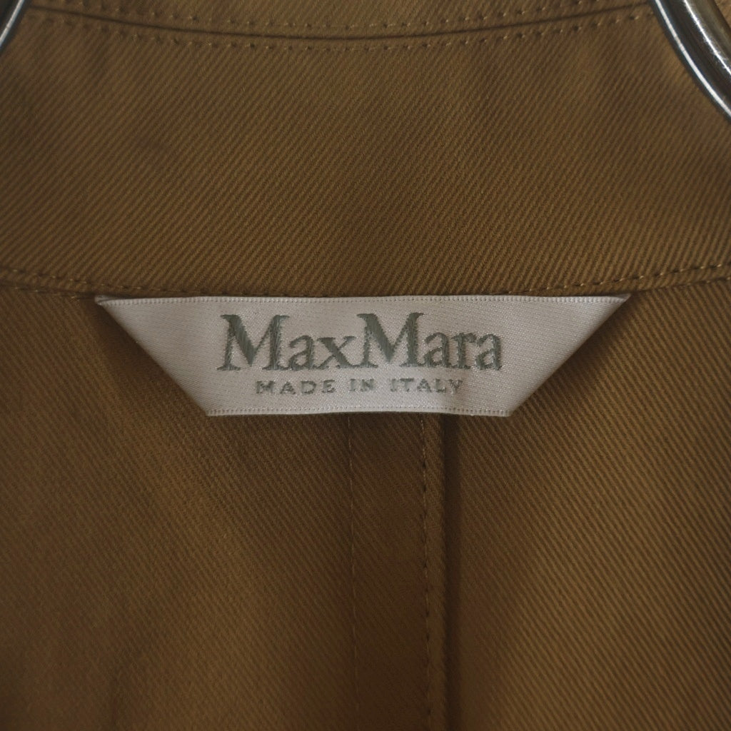 Max Mara(マックスマーラ) トレンチ ダブルブレスト ケープ ポンチョ ブラウン レディース 473608276