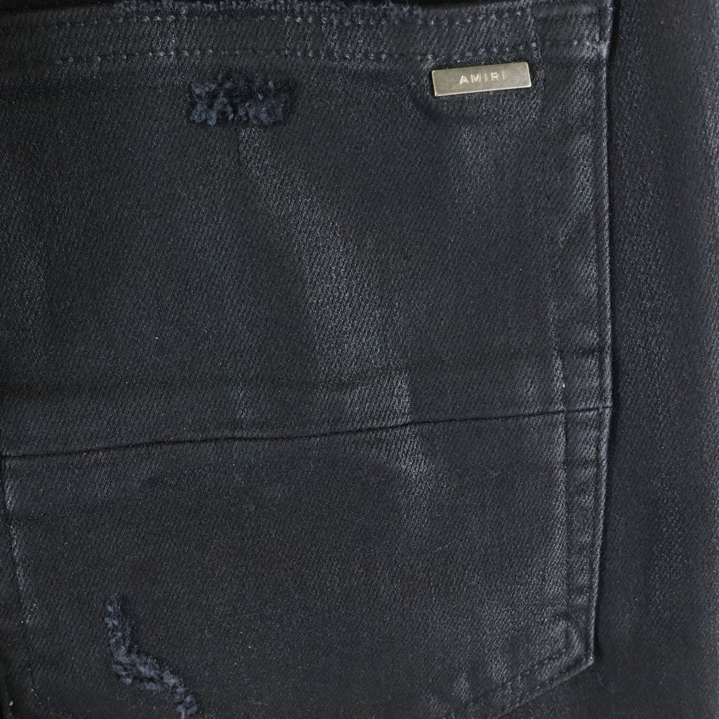 AMIRI(アミリ) Coated MX1 ジーンズ ブラック #28 PF22MDS009