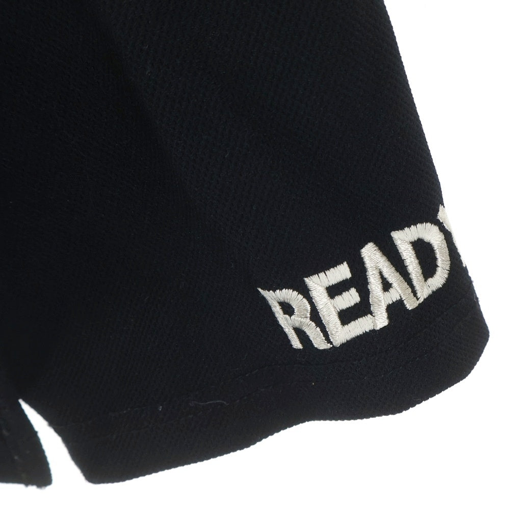 READY MADE(レディメイド) GAME SHIRT SMILE 長袖シャツ ブラック/ホワイト RE-PO-BK-00-00-249