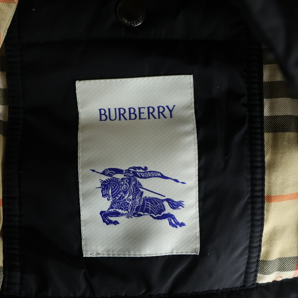 BURBERRY(バーバリー) ノバチェック キルティングジャケット ブラック #L