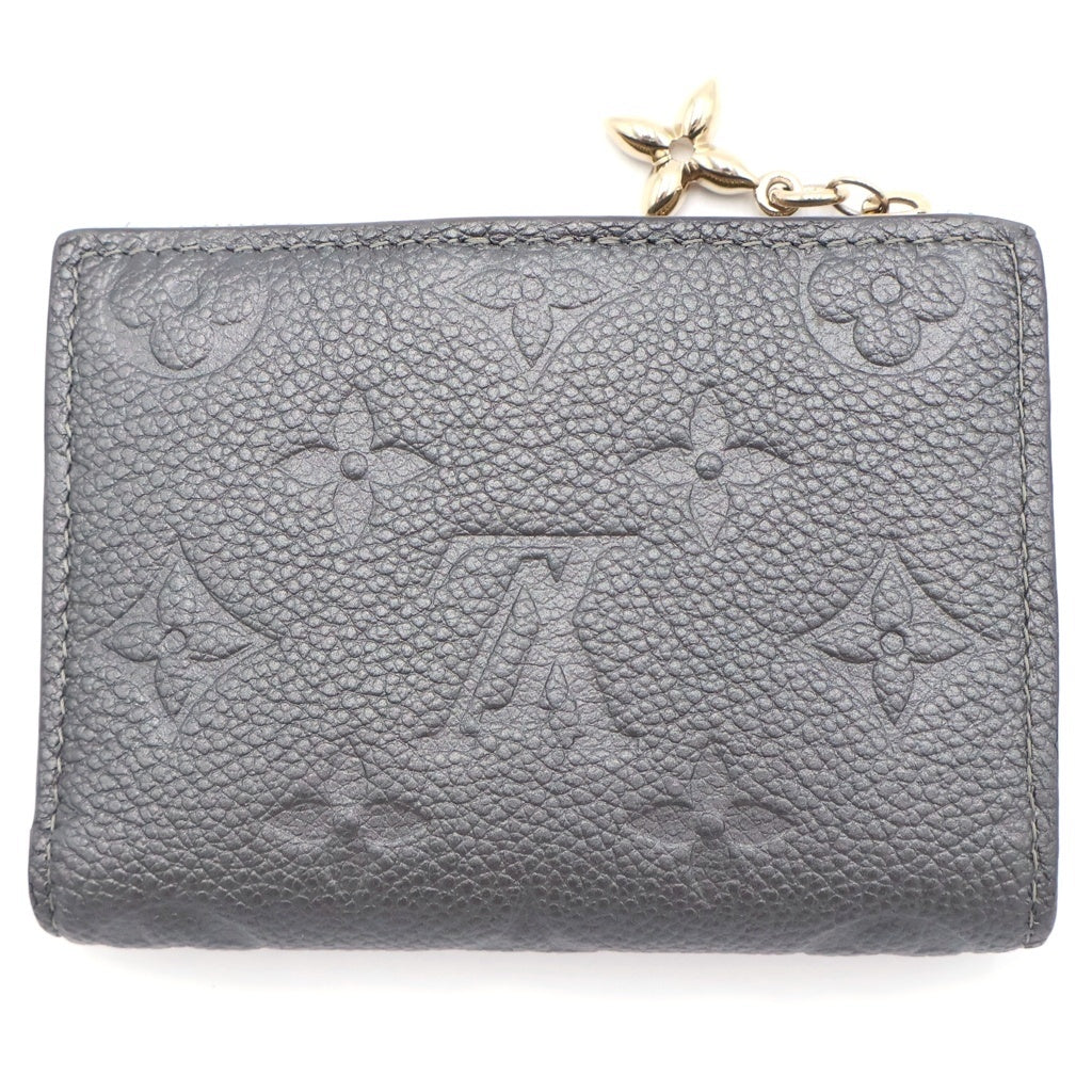 LOUIS VUITTON(ルイヴィトン) アンプラント ポルトフォイユ リサ コンパクトウォレット 二つ折り財布 コインケース メタリックグレー レザー M12536 ゴールド金具 レディース