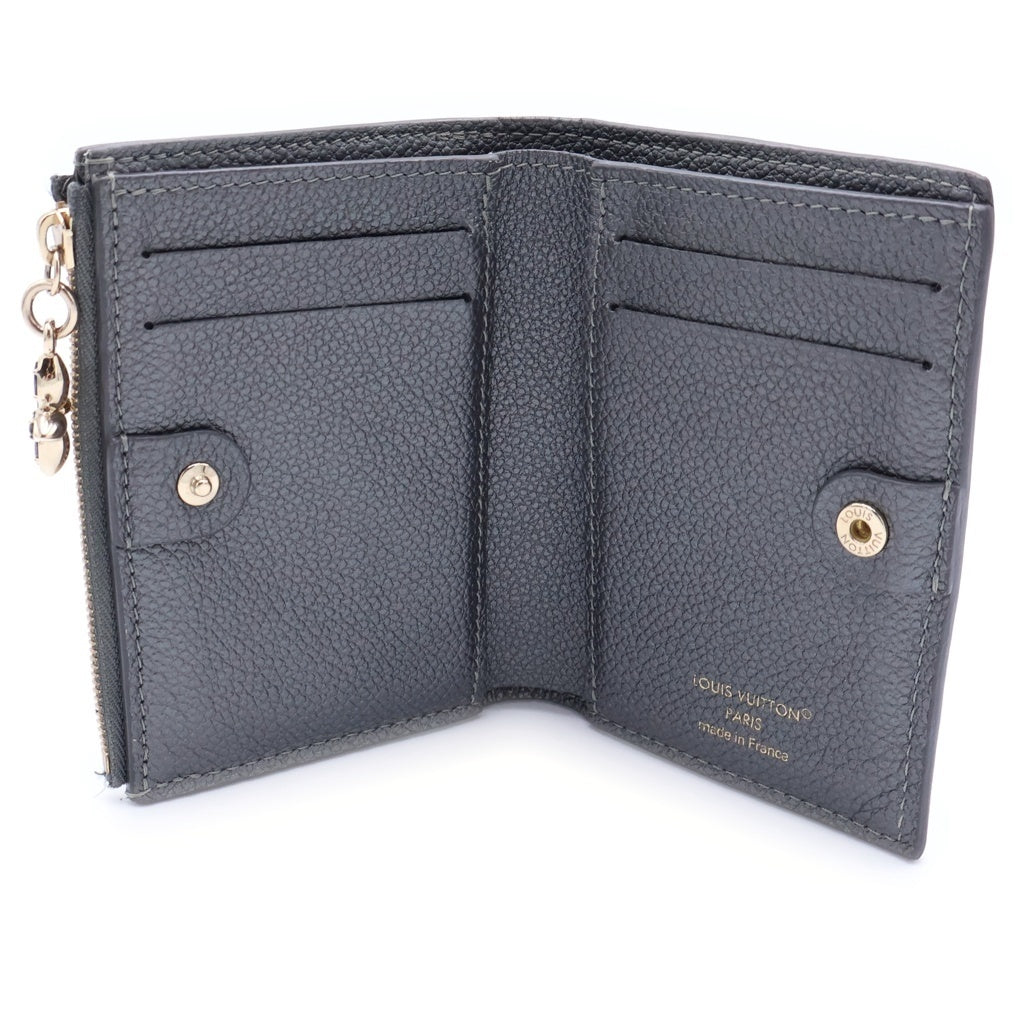 LOUIS VUITTON(ルイヴィトン) アンプラント ポルトフォイユ リサ コンパクトウォレット 二つ折り財布 コインケース メタリックグレー レザー M12536 ゴールド金具 レディース