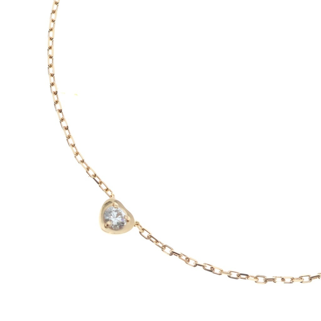 Cartier(カルティエ) ディアマン レジェ ハートネックレス ダイヤ ペンダント チェーン ピンクゴールド Au750 CRB7059400 レディース
