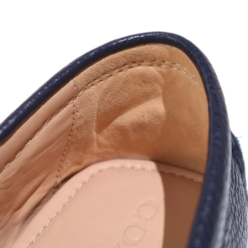 COACH(コーチ) ドライビングローファー レザー ネイビー 24.5cm
