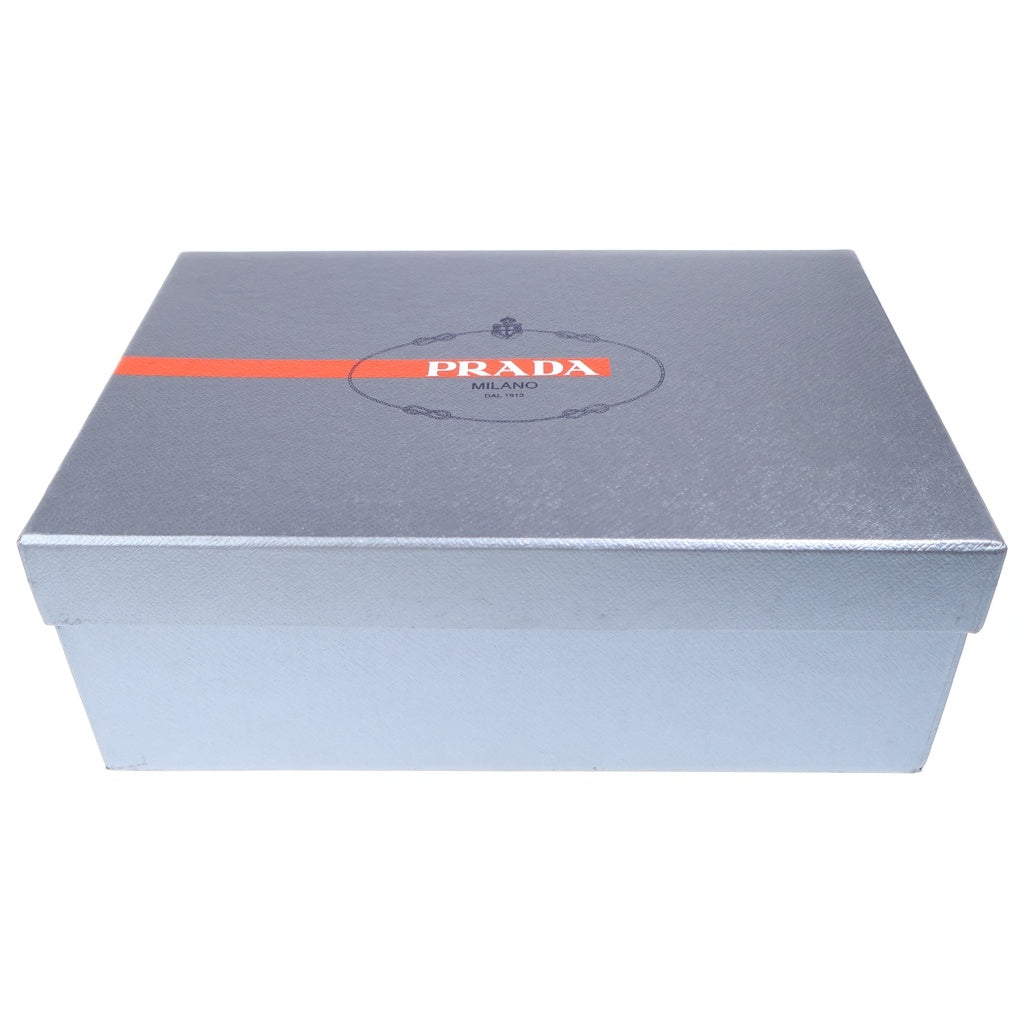 PRADA(プラダ) レザー ローカットスニーカー ブラック #7
